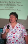 Debbie Porter describes what to do for a person who might be having a stroke